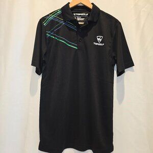 Top Golf Men's Black Golf Polo, Size Small, New in Package